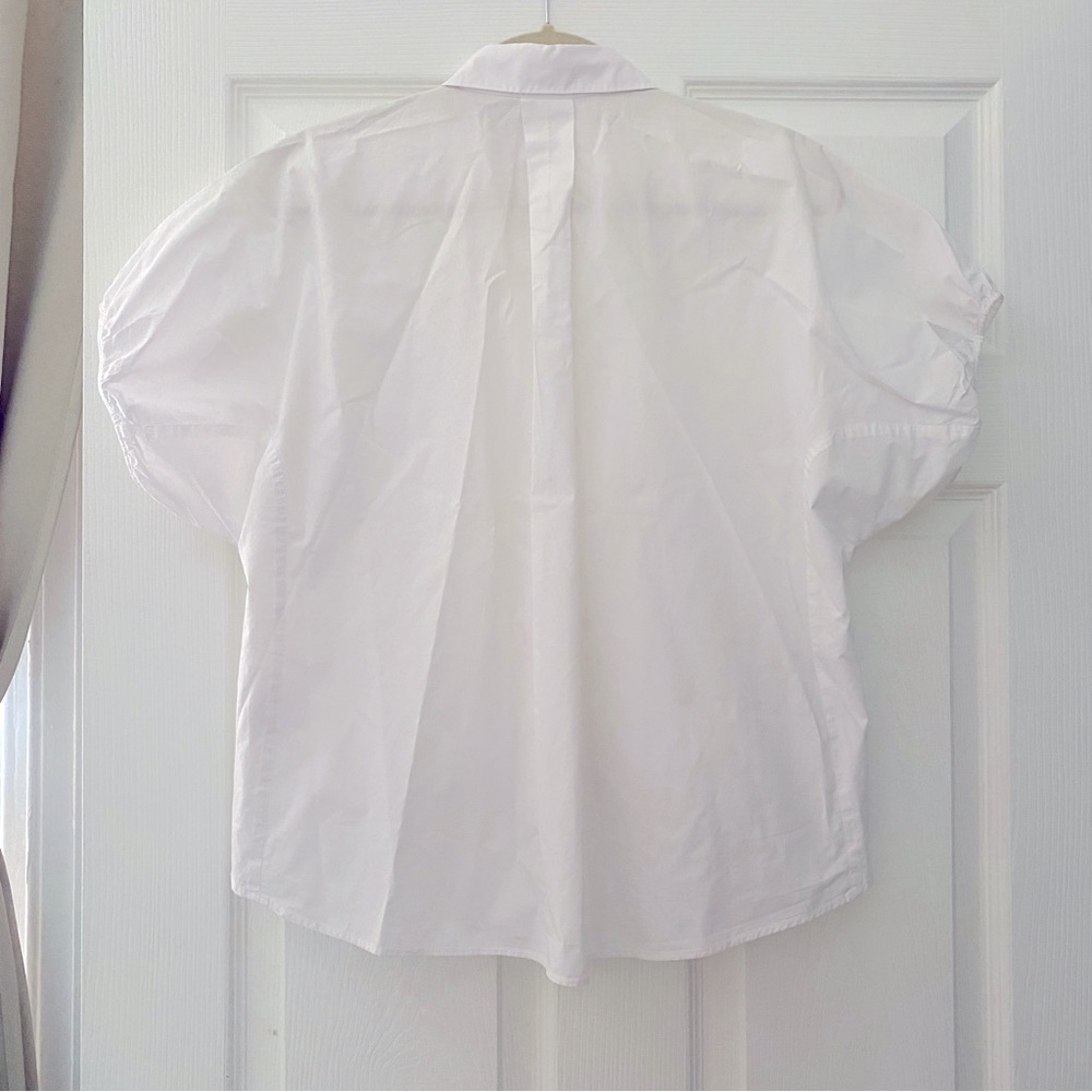 Zara Basic White Button Up Blouse - image 5